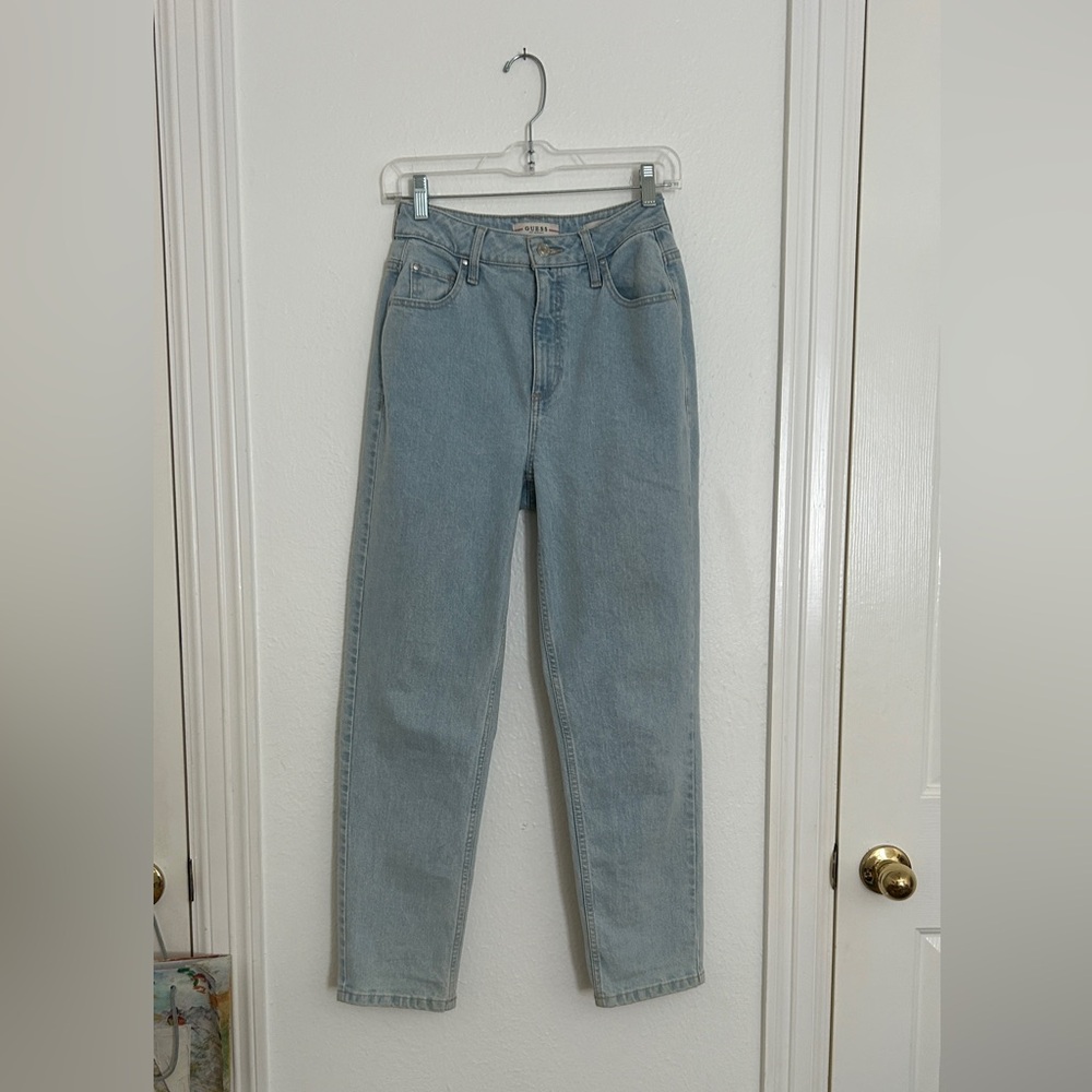 Guess Light Wash Mom Jeans